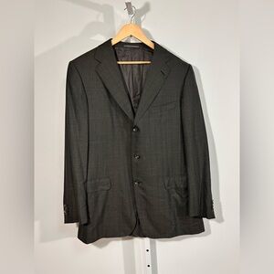E. Zegna Neiman 15 Mil 15 Pinstripe Blazer IT 52L,US 46L Italy Ermenegildo